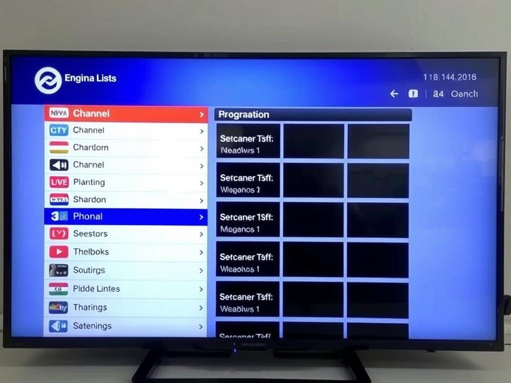 Enigma2 Application IPK interface on a set-top box