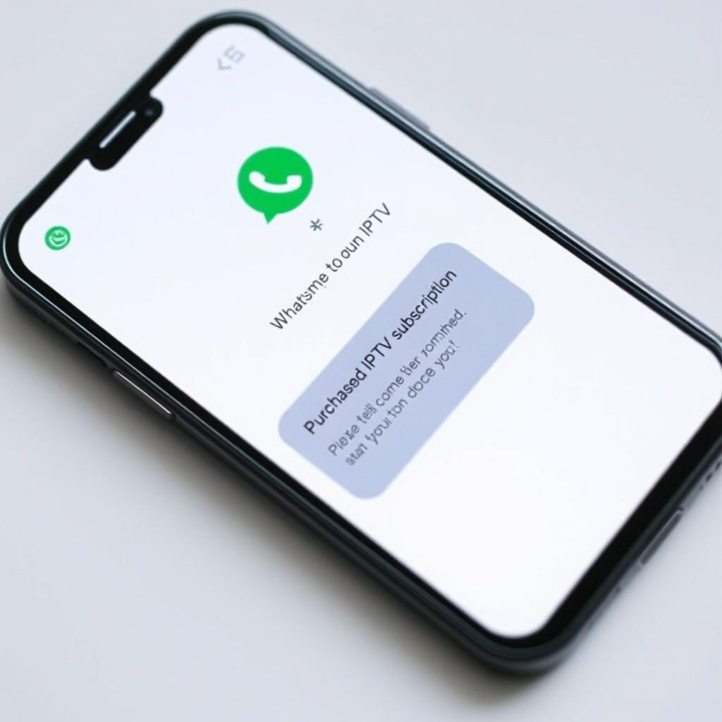 Step 1: Purchase IPTV subscription via WhatsApp