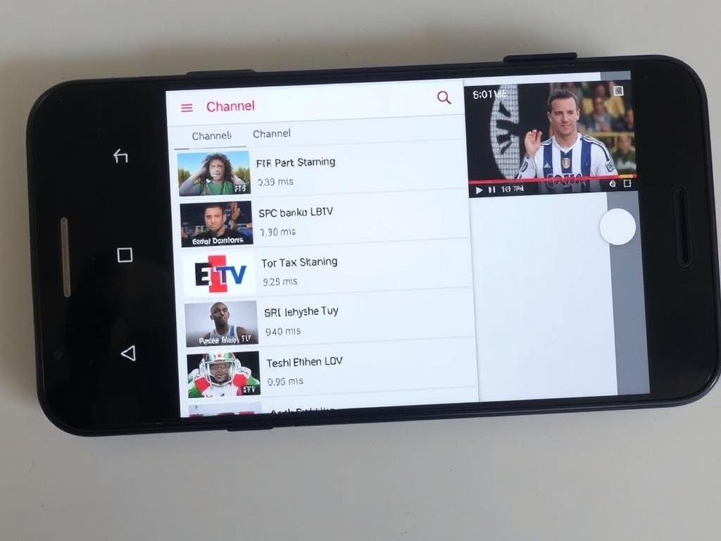 Trex IPTV STBEMU app interface on Android smartphone