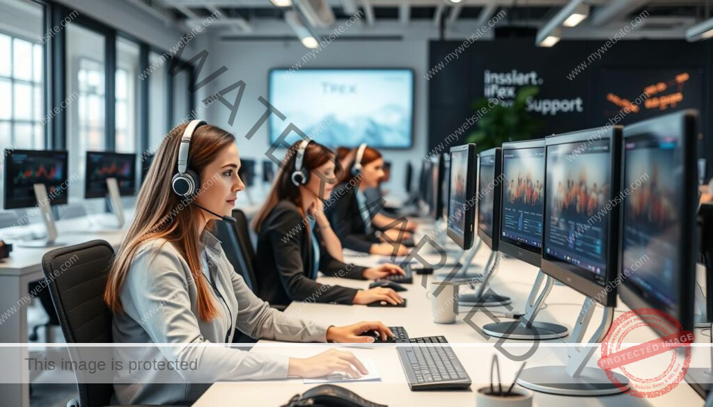 Trex IPTV customer support team providing assistance